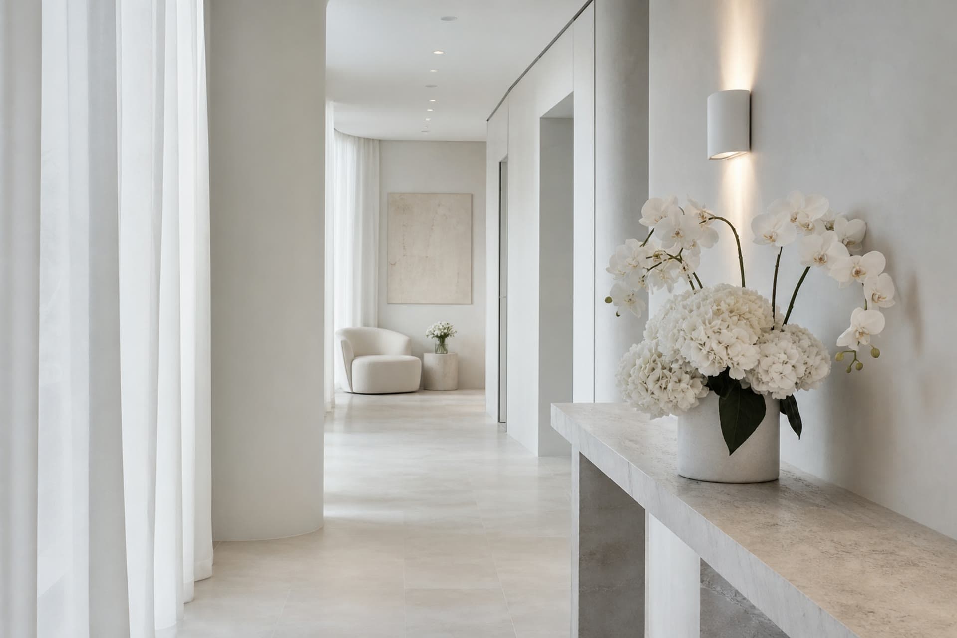 Calm private entrance to a doctor-led aesthetic clinic