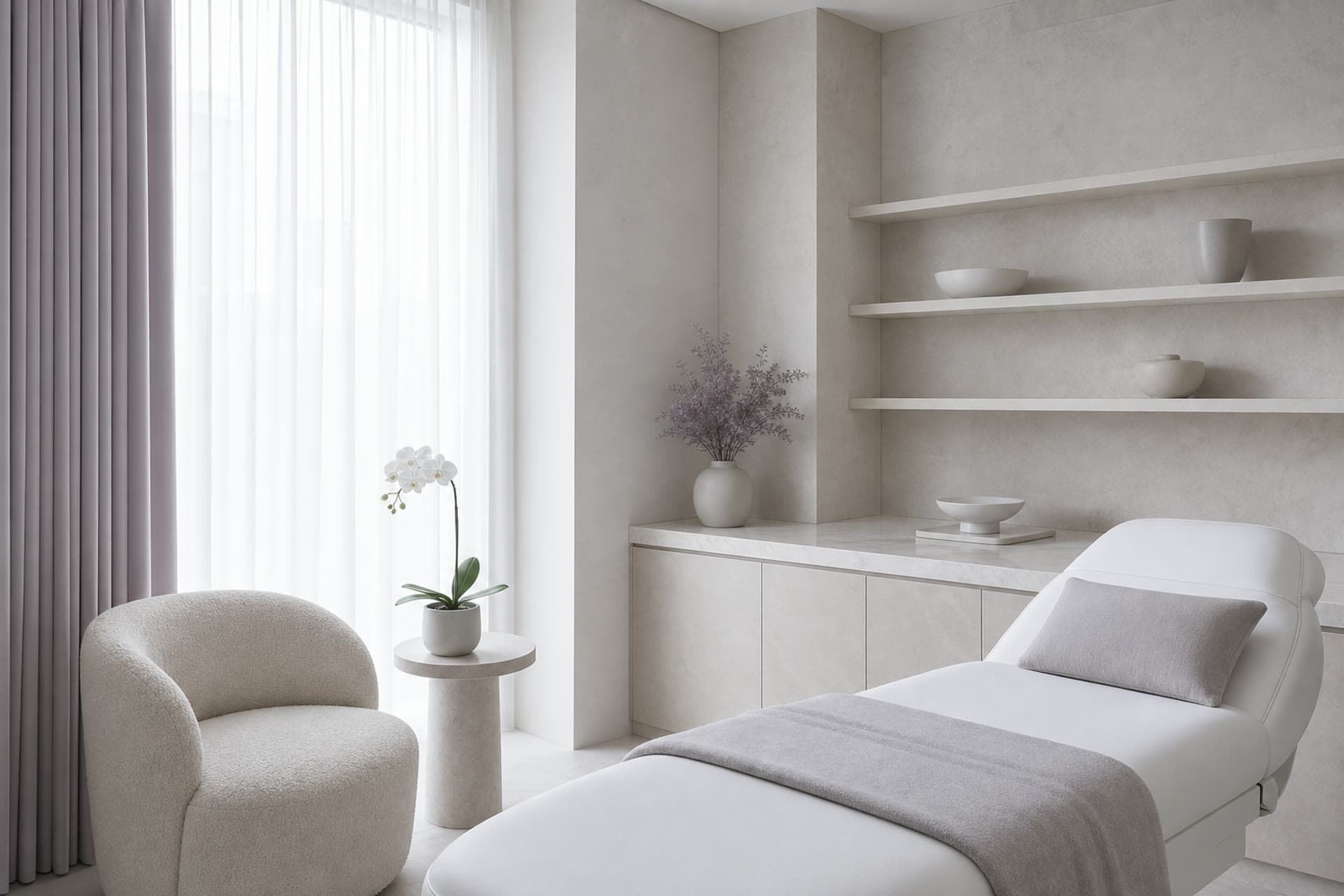 Private consultation room prepared for a G-Wellness appointment